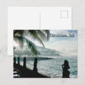 Cartes Pour Fêtes Annuelles Candidasa Beach, Bali (Devant / Derrière)