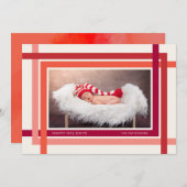 Cartes Pour Fêtes Annuelles Candy cane (Devant / Derrière)