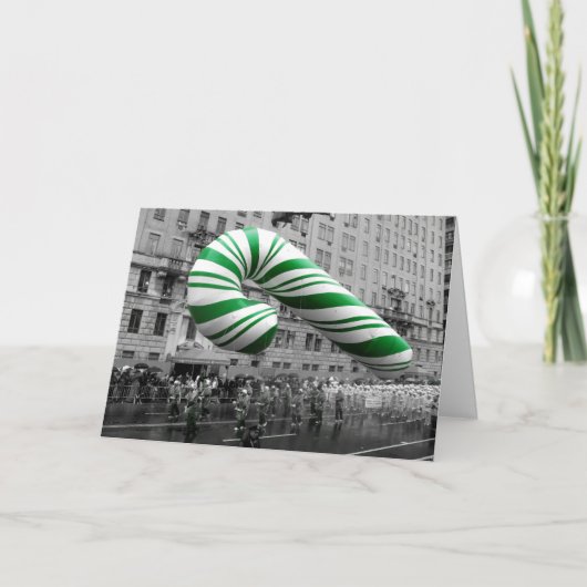 Cartes Pour Fêtes Annuelles Candy Cane (Devant)