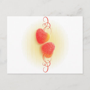 CARTES POUR FÊTES ANNUELLES CANDY COEUR LE CADEAU DE LA JOURNÉE DE VALENTINE