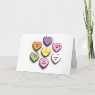 Cartes Pour Fêtes Annuelles Candy Conversation Coeurs Cadeaux et vêtements