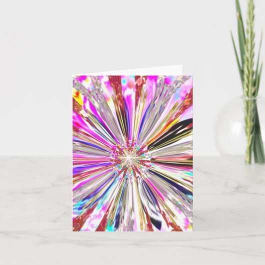 Cartes Pour Fêtes Annuelles Candy Waters Artiste de l'autisme (Devant)