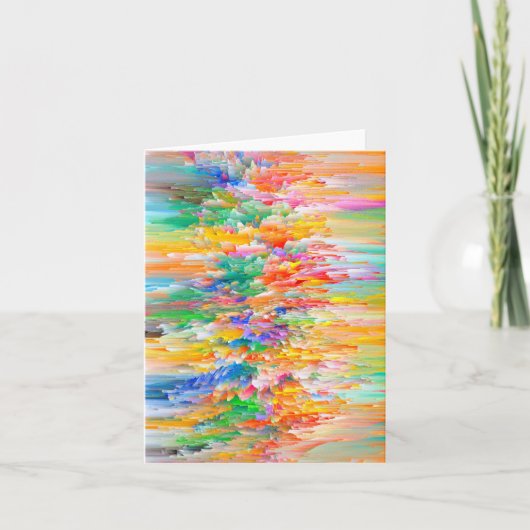 Cartes Pour Fêtes Annuelles Candy Waters Artiste de l'autisme (Devant)