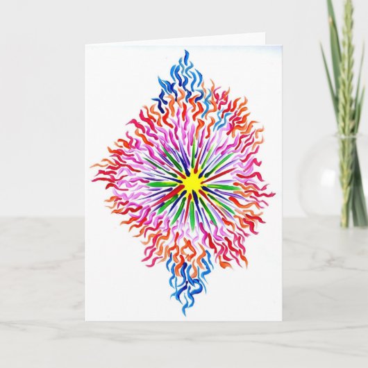 Cartes Pour Fêtes Annuelles Candy Waters Artiste de l'autisme (Devant)