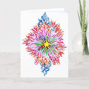 Cartes Pour Fêtes Annuelles Candy Waters Artiste de l'autisme