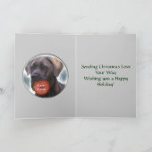 Cartes Pour Fêtes Annuelles Cane Corso Cadeaux de Noël (Intérieur)
