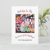 Cartes Pour Fêtes Annuelles Canettes de Noël (Debout devant)