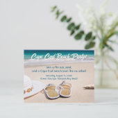Cartes Pour Fêtes Annuelles Cape Cod Beach Party ! (Debout devant)