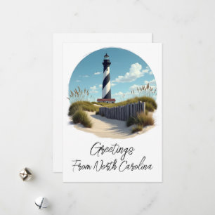 Cartes Pour Fêtes Annuelles Cape Hatteras Caroline du Nord