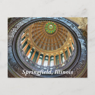 Cartes Pour Fêtes Annuelles Capitole de l'État de l'Illinois à Springfield