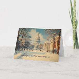 Cartes Pour Fêtes Annuelles Capitole des États-Unis personnalisé Washington DC