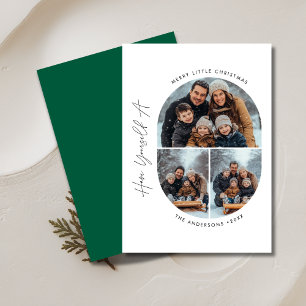 Cartes Pour Fêtes Annuelles Capsule   Joyeux Petits enfants de Noël Famille