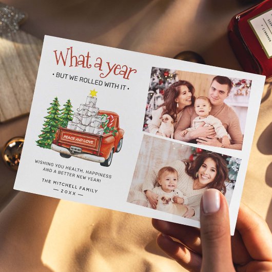 Cartes Pour Fêtes Annuelles Capture d'écran 2024 : Nous avons roulé avec elle