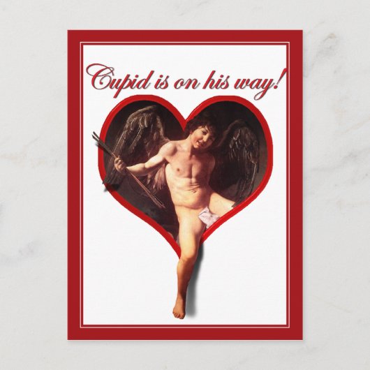 Cartes Pour Fêtes Annuelles Caravaggio's Cupid's Coming for Valentine's Day (Devant)