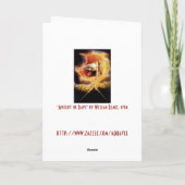 Cartes Pour Fêtes Annuelles Card:  Ancient of Days ! William Blake (Dos)