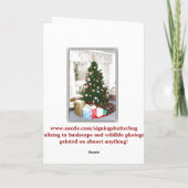 Cartes Pour Fêtes Annuelles Card - Christmas : Christmas tree with toxits (Dos)