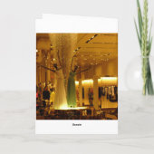 Cartes Pour Fêtes Annuelles Card de Mannequins (Dos)