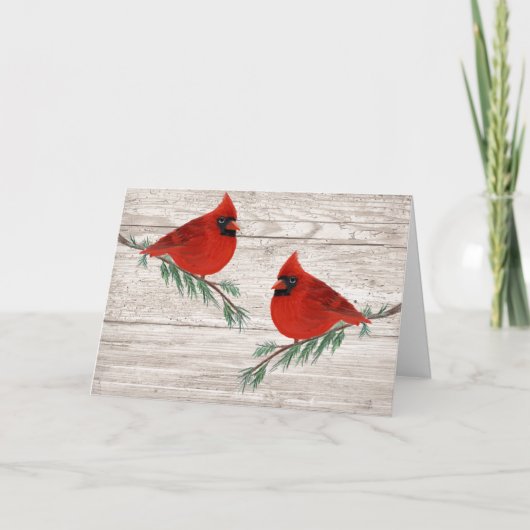 Cartes Pour Fêtes Annuelles Cardinal Christmas Card (Devant)