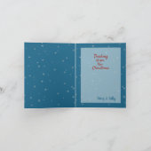 Cartes Pour Fêtes Annuelles Cardinal de Noël Penser à vous (Intérieur)