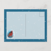 Cartes Pour Fêtes Annuelles Cardinal de Noël Penser à vous Vacances (Dos)