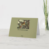 Cartes Pour Fêtes Annuelles Cardinal des femmes de vacances (Dos)