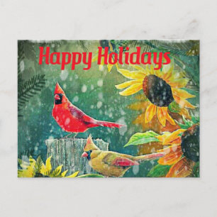 Cartes Pour Fêtes Annuelles Cardinal Holiday Card