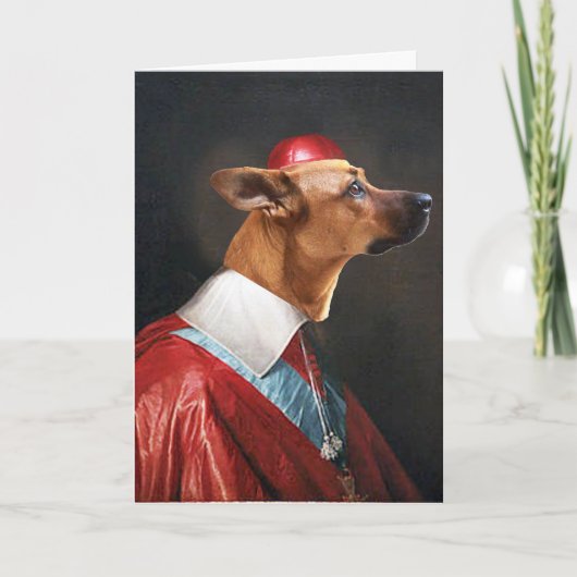 Cartes Pour Fêtes Annuelles Cardinal Rule Grey Card (Devant)