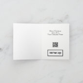 Cartes Pour Fêtes Annuelles Caricature de la salle d'audience légale avec code (Intérieur)