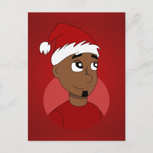 Cartes Pour Fêtes Annuelles Caricature de Noël (Devant)
