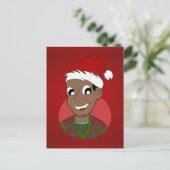 Cartes Pour Fêtes Annuelles Caricature de Noël (Debout devant)