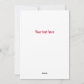 Cartes Pour Fêtes Annuelles Caricature pour chat tuxedo (Dos)