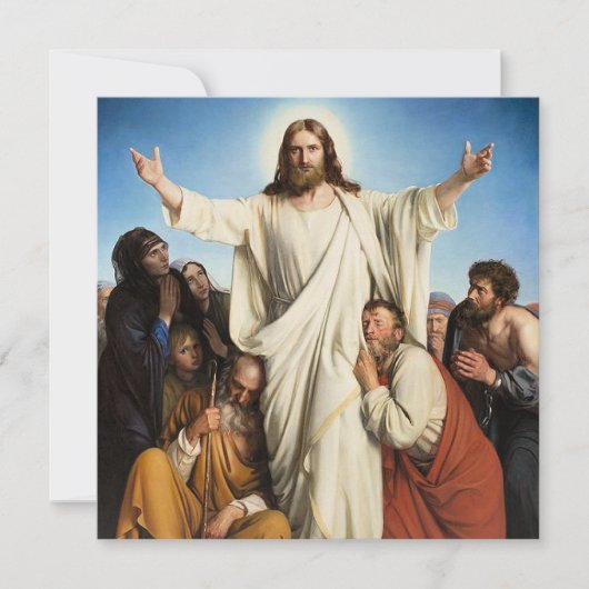 Cartes Pour Fêtes Annuelles Carl Bloch, Consolator, (Devant)