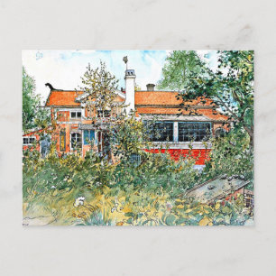 Cartes Pour Fêtes Annuelles Carl Larsson : Le Cottage, Peinture de Larsson