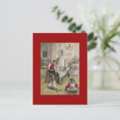 Cartes Pour Fêtes Annuelles Carl Larsson Noël matin 1894 (Debout devant)