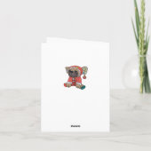 Cartes Pour Fêtes Annuelles Carlin de Noël (Dos)