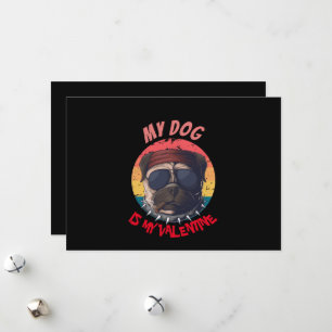 CARTES POUR FÊTES ANNUELLES CARLIN EST MA VALENTINE