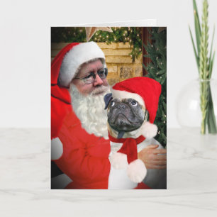 CARTES POUR FÊTES ANNUELLES CARLIN UN REGARD DE PÈRE NOËL