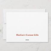 Cartes Pour Fêtes Annuelles Carlins de Noël (Dos)