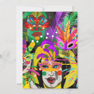 Cartes Pour Fêtes Annuelles Carnaval du Brésil