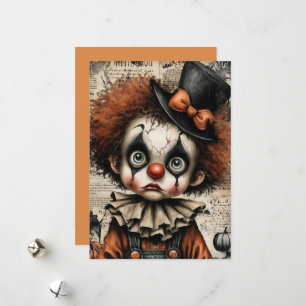 Cartes Pour Fêtes Annuelles Carnaval Fêlé – Mascarade Mélancolique