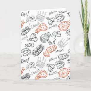 Cartes Pour Fêtes Annuelles Carnivore's Greeting Card