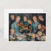 Cartes Pour Fêtes Annuelles Carol de Noël à Bracken Dane par Arthur Hughes (Devant / Derrière)