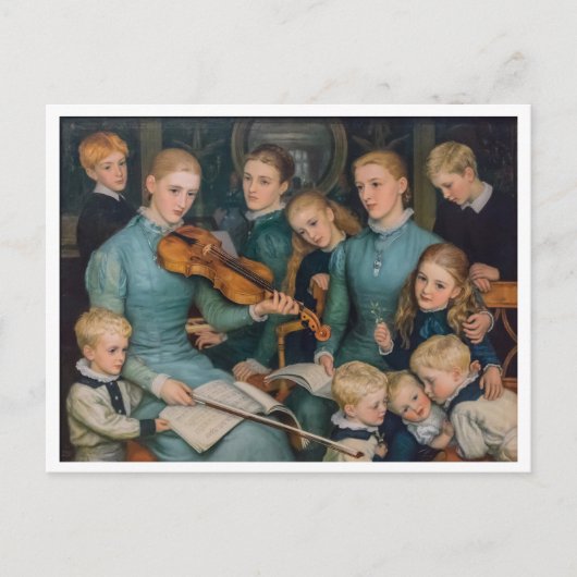 Cartes Pour Fêtes Annuelles Carol de Noël à Bracken Dane par Arthur Hughes (Devant)