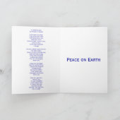 Cartes Pour Fêtes Annuelles Carol de Noël par Rossetti Card (Intérieur)