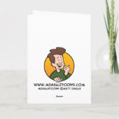 Cartes Pour Fêtes Annuelles Carolers Sourd-Amicaux (Dos)