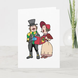 Cartes Pour Fêtes Annuelles Caroleurs de vacances