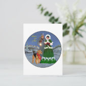 Cartes Pour Fêtes Annuelles Carols de Christmas (Debout devant)