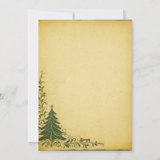 Cartes Pour Fêtes Annuelles Carreaux Rouges et Verts Classiques avec Rayures D (Dos)