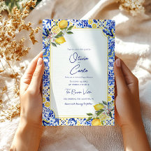 Carrelage méditerranéen italien et Mariage citron