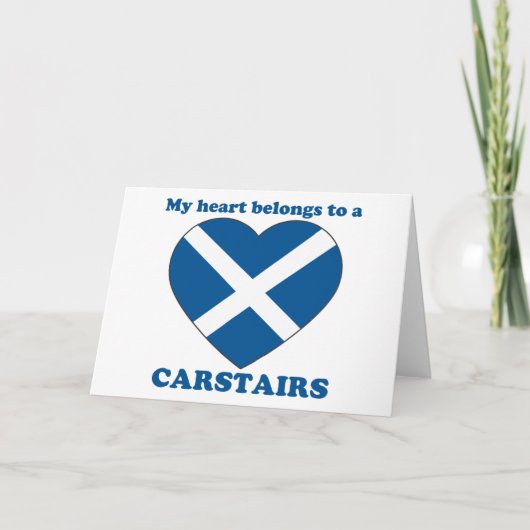Cartes Pour Fêtes Annuelles Carstairs (Devant)